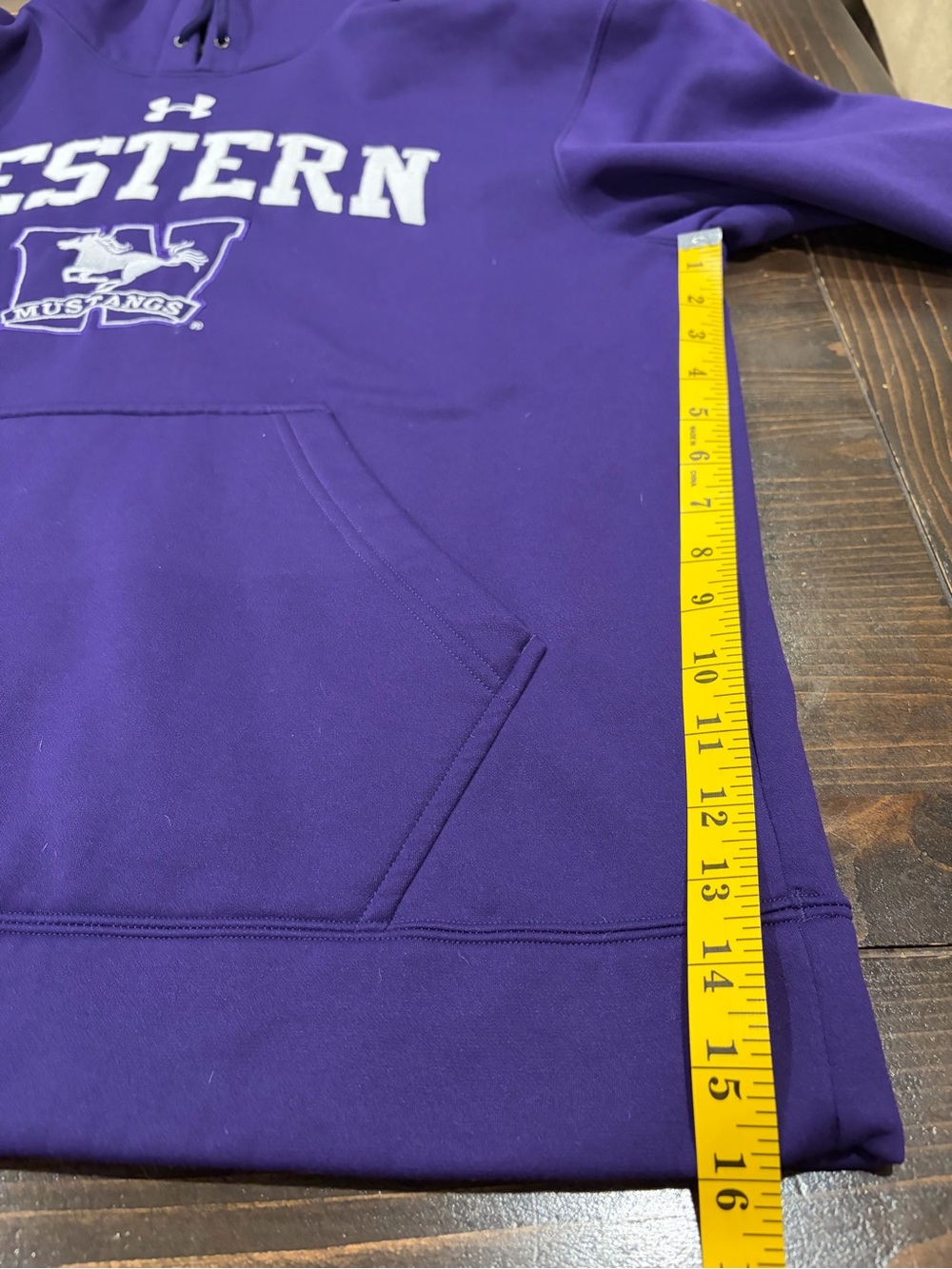 Western University Mustangs Comfy Hoodie Sweater - Picture 6 of 7